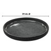 Imagen de Plato ceramica negro brilloso 9,75inch-borde ondeado
