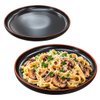 Imagen de Plato ceramica negro mate 10inch-borde alto color