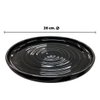 Imagen de Plato ceramica negro brilloso 10,3inch