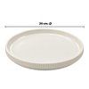 Imagen de Plato ceramica blanco mate 8inch-borde alto
