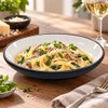 Imagen de Plato ceramica 8inch-borde alto oscuro