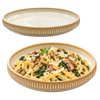Imagen de Plato ceramica brilloso 8inch-borde ondeado