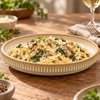 Imagen de Plato ceramica brilloso 8inch-borde ondeado