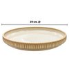 Imagen de Plato ceramica brilloso 8inch-borde ondeado