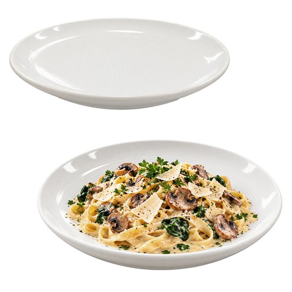 Imagen de Plato ceramica blanco 8inch