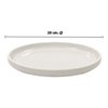 Imagen de Plato ceramica gris brilloso 8inch