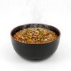Imagen de Bowls ceramica negro mate 14x6cm-borde color
