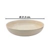 Imagen de Plato ceramica brilloso hondo 22x5cm.