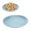 Imagen de Plato ceramica azul 8inch-borde claro