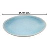 Imagen de Plato ceramica azul 8inch-borde claro