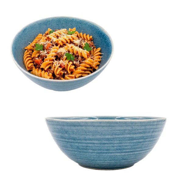 Imagen de Bowl ceramica celeste brilloso 17x6,5cm
