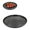 Imagen de Plato ceramica negro brilloso 8,5inch
