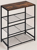 Imagen de Rack organizador 4 estantes En metal y madera