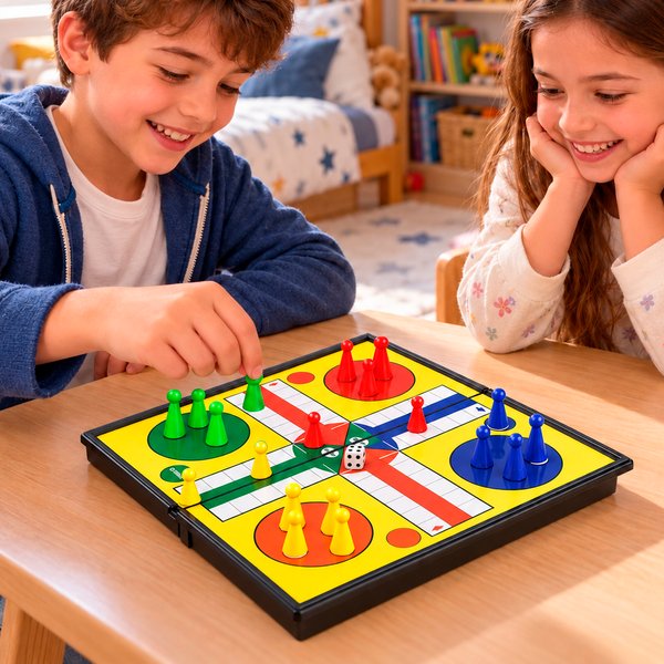 Imagen de Juego de mesa en caja LUDO plegable- 25X12,5cm
