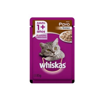 Imagen de Snack Salsa WHISKAS Gasto Adulto Sabor Pavo 85 grs.