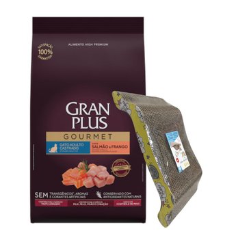 Imagen de Alimento GRANPLUS Gato Gourmet Adulto Castrado Salmón y Pollo 10 kg + Regalo