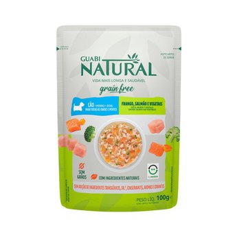 Imagen de Snack Salsa GUABI Grain Free Perro Salmón y Vegetales 100 g