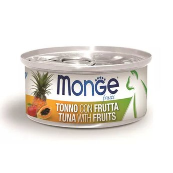Imagen de Alimento Húmedo Paté MONGE Gato Atún con Frutas 80 g