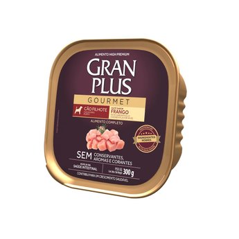 Imagen de Snack Paté GRAN PLUS Perro Cachorro Sabor Pollo 300grs