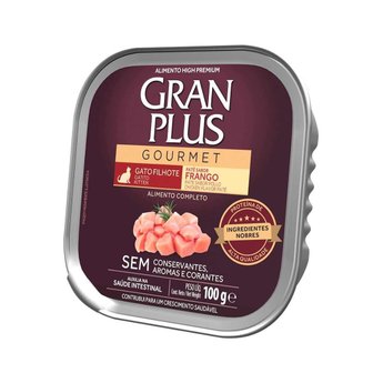 Imagen de Snack Paté GRAN PLUS Gato Cahorro Sabor Pollo 100grs