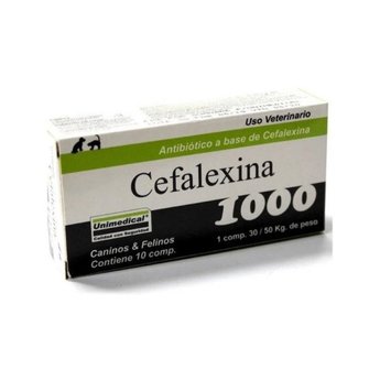 Imagen de Antibiótico CEFALEXINA 1000 - 10 Comprimido