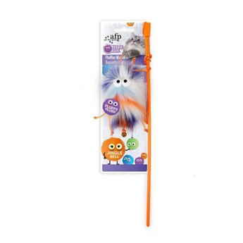 Imagen de Juguete Para Gato AFP Varilla Furry Ball Naranja
