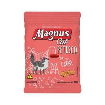 Imagen de Snack Galletas MAGNUS CAT Petisco Sabor Carne 40 grs