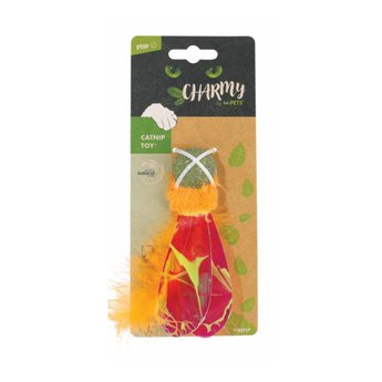 Imagen de Juguete Para Gato M-PETS Charmy Catnip Luciérnaga Naranja