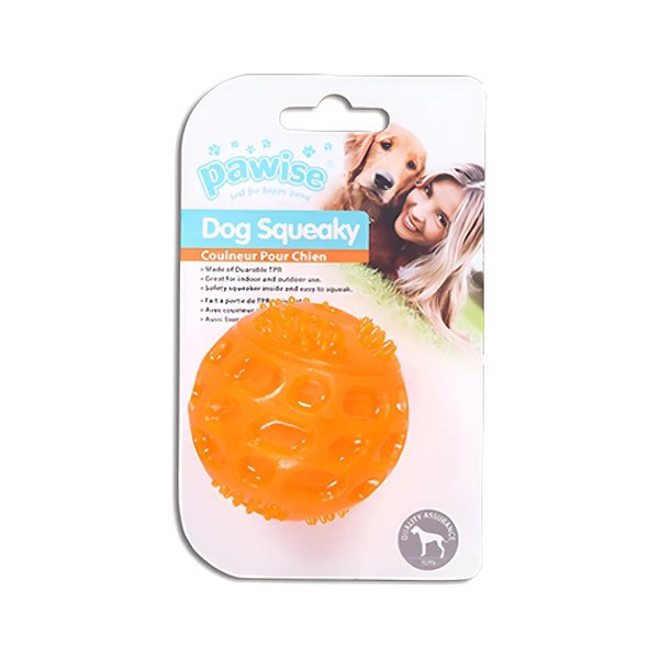 Imagen de Juguete Para Perro PAWISE Pelota Squeaky Ball 6.5 cm