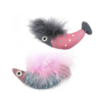 Imagen de Juguete Para Gato ANIMAL PLANET Pez Con Plumas