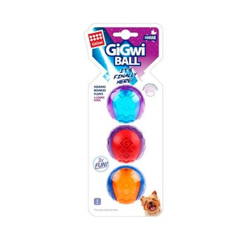 Imagen de Juguete Para Perro GIGWI 3 Pelotas 5cm