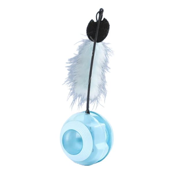 Imagen de Juguete Para Perro ELITE Pelota Giratoria Con Pluma