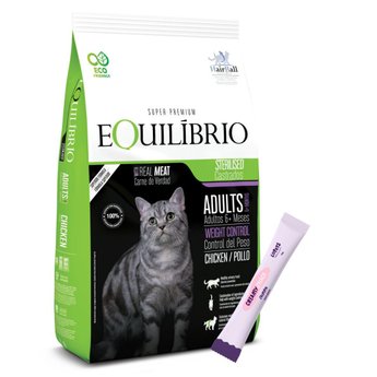 Imagen de Alimento EQUILIBRIO Gato Castrado 1,5 kg + Regalo