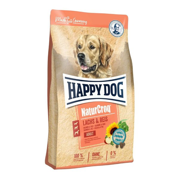 Imagen de Alimento HAPPY DOG NaturCroq Perro Adulto Todas Las Razas Sabor Salmón y Arroz 4 Kg