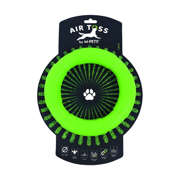 Imagen de Juguete Para Perro M-PETS Air Toss Flotante Aro Verde
