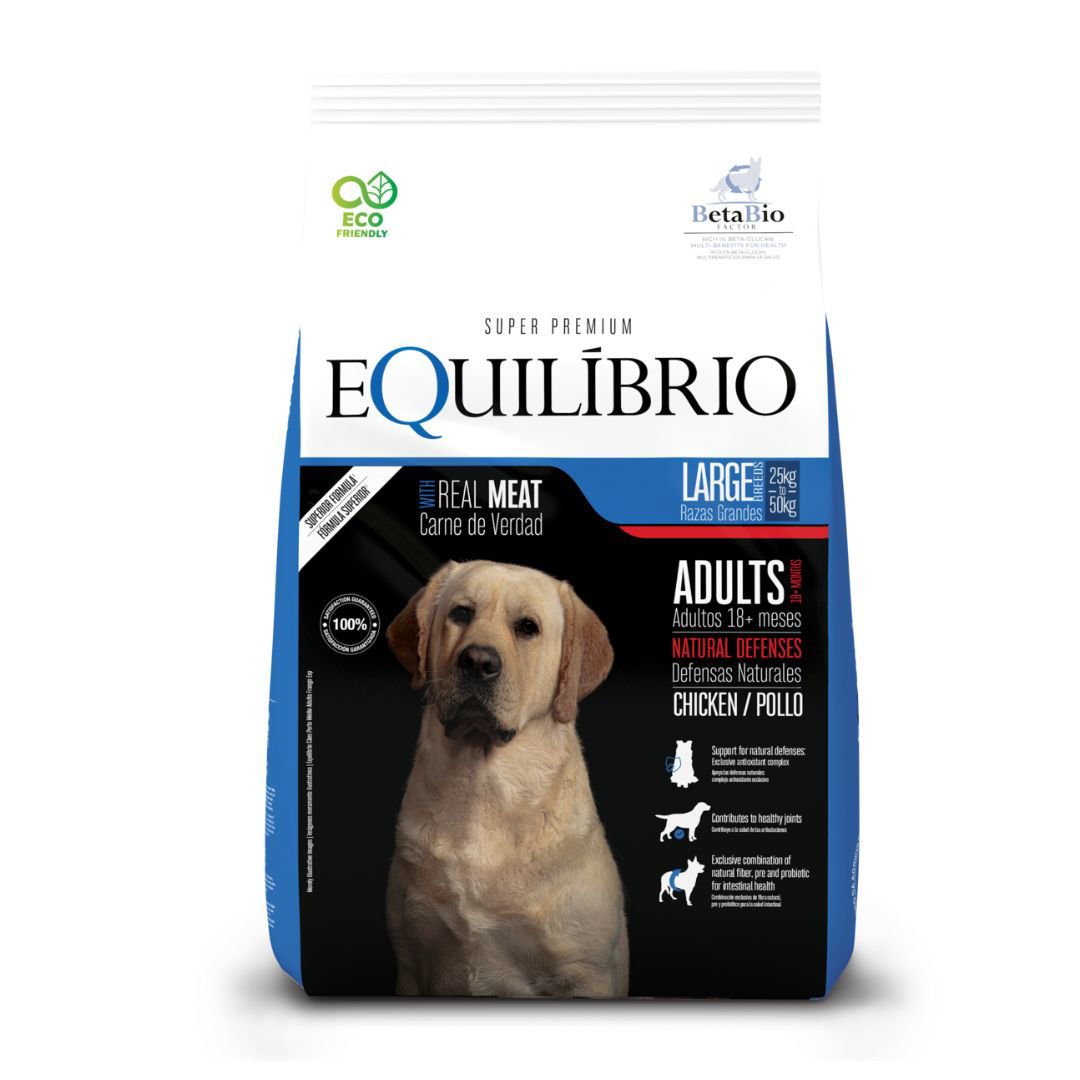Alimento EQUILIBRIO Perro Adulto Raza Grande 15 kg + Regalo - Combo 2 ...