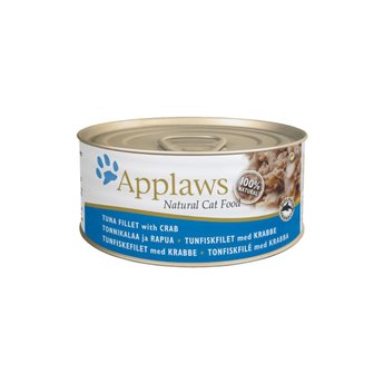 Imagen de Alimento Húmedo Lata APPLAWS Gato Atún Con Cangrejo 70 grs