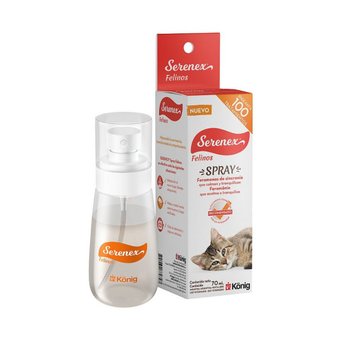 Imagen de Spray SERENEX Para Gato Feromonas Tranquilizantes 70 ml