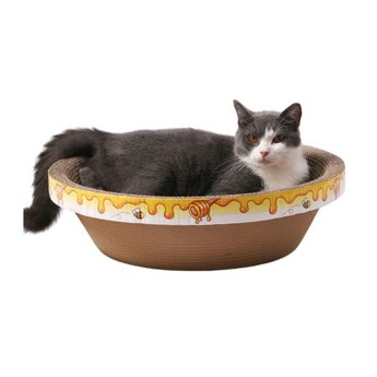 Imagen de Rascador Cama Redondo Para Gato 45x12cm