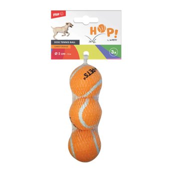 Imagen de Juguete Para Perro M-PETS Pelota De Tennis Hop 5 cm Naranja - 3 Unidades