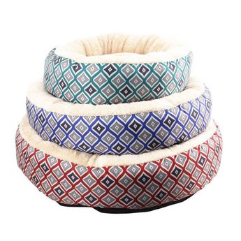 Imagen de Cama Para Perro PAWISE Redonda Color Rojo - 40.6 cm