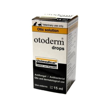 Imagen de Solución Ótica y Dermatologica OTODERM Perros Y Gatos 15 ml
