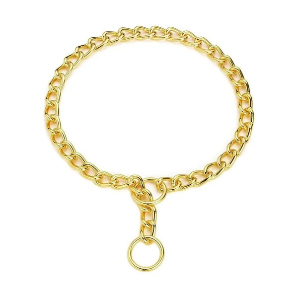 Imagen de Collar Para Perro LILI MASCOTA Ahorque Dorado 4.5 x 70 cm