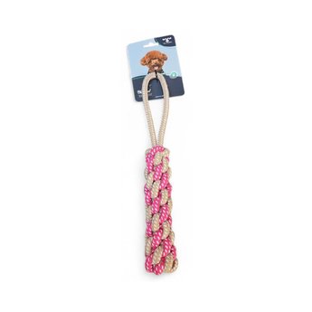 Imagen de Juguete Para Perro LILI MASCOTA Cuerda Enlazada Con Mango