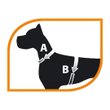 Imagen de Arnés Para Perro FERPLAST Nikita P Fashion Negro - Talle M