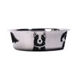 Imagen de Comedero Para Perro M-PETS Petjoy Dogfamily Chico Blanco y Negro - 490 ml