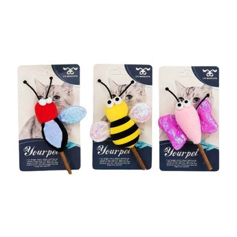 Imagen de Juguete Para Gato LILI MASCOTA Peluche Insectos KP-338