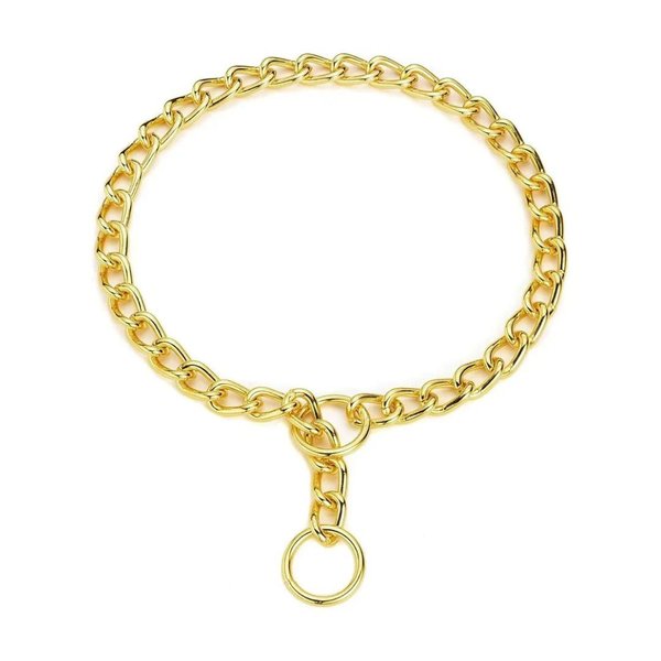 Imagen de Collar Para Perro LILI MASCOTA Ahorque Dorado 5 x 80 cm