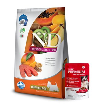 Imagen de Alimento NYD Tropical Perro Adulto Mini Salmón 2.5 Kg + Regalo