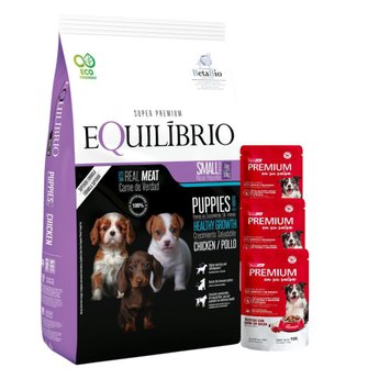 Imagen de Alimento EQUILIBRIO Perro Cachorro Raza Pequeña 7,5 kg + Regalo